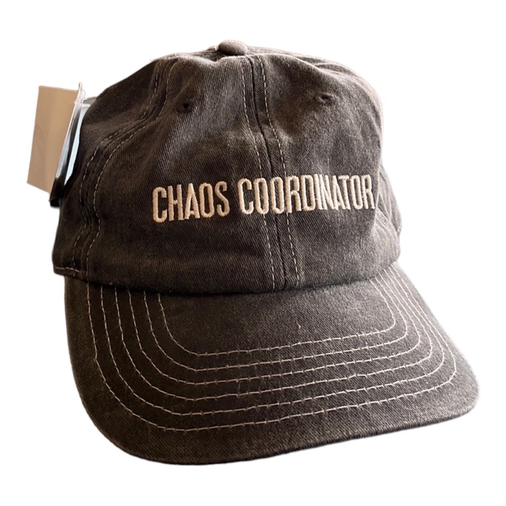Grey “Chaos Coordinador” Hat - New with Tags!